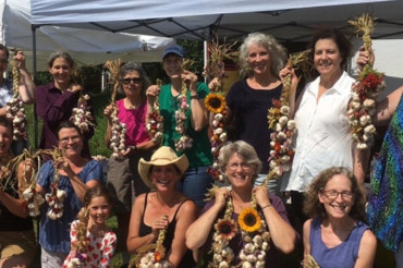 Garlic Braiding Workshop and Tour at Last Resort Farm | Open Farm Week 2024