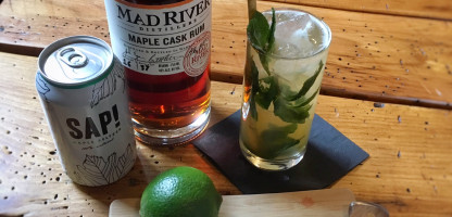 What we're drinking this maple season - Maple Cask Rum Mojitos! 