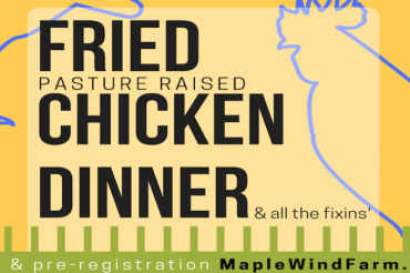 Fried Chicken Dinner at Maple Wind Farm | Open Farm Week 2024