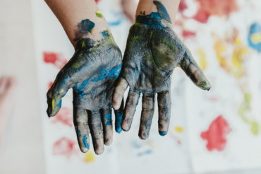 Pop-Up Art: Autumn Handprint Trees | Retreat Farm